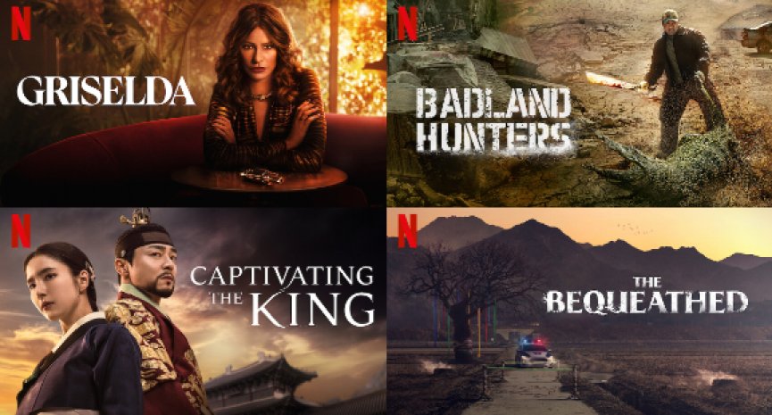【Netflix單周排行榜Top10】《古柯鹼教母葛蕾斯達》破億時數登冠！《烏有之地》空降非英語電影第一